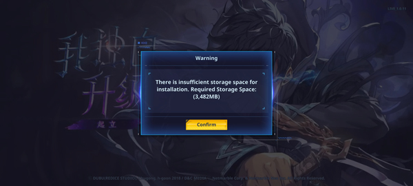 我独自升级手游简中版